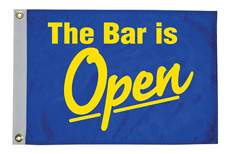The Bar is Open Flag