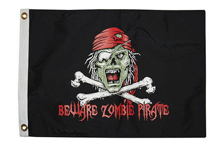 Pirate Zombie Flag