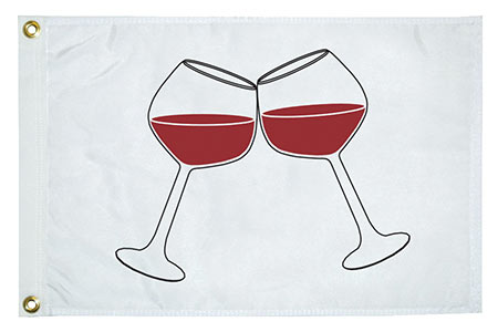 Wine Glasses Flag